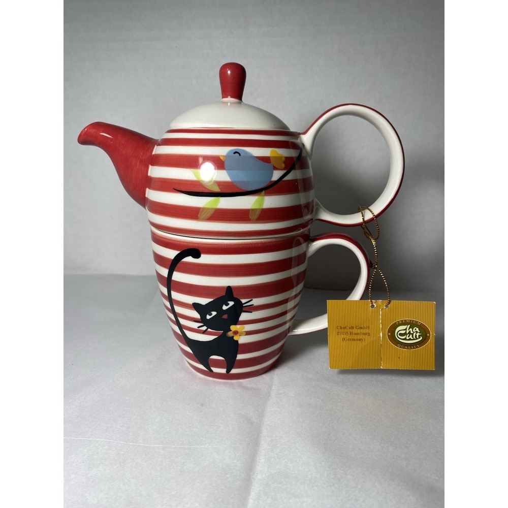 Cha Cult "Elle" Tea-for-One Set 3 Piece Set